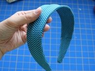Fabric covered headband