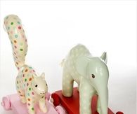 Papier mch pull toys