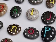 Alphabet pebbles