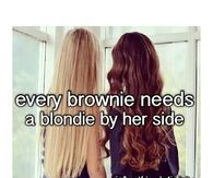 Every brownie needs a blondie