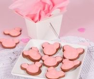 Valentine Mickey Meringue Cookies