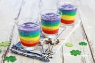 Rainbow pudding