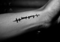 Keep going tattoo