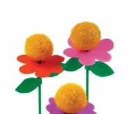 Flower cake pops
