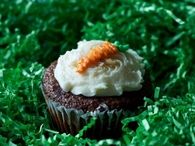 Carrot top cupcakes