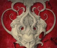 Gargoyle and butterflies