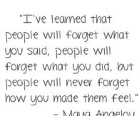 People Never Forget