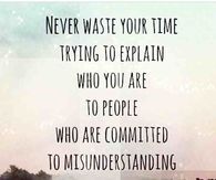 Misunderstanding You