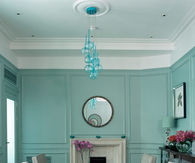 Blue hues living room