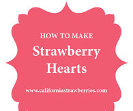 DIY Strawberry Hearts