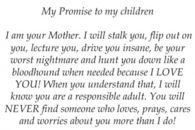 My Promise To My Children
