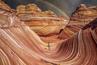 Rainbow Over Arizona Desert!!