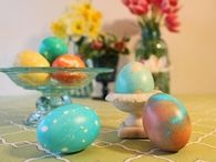 Marbleized eggs