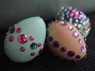 Bejeweled eggs