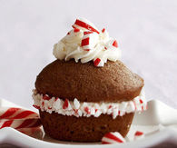 Chocolaty peppermint cupcakes