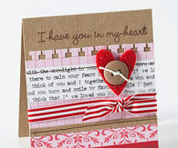 Love heart card