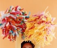 Tissue paper pom poms