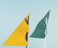 Spring sailboat