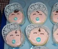 Baby face cupcakes