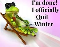 I quit winter