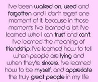 Ive learned