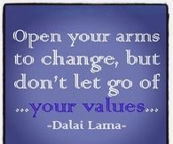 Open your arms to change