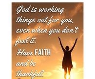 God is working things out for you
