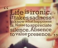 Life is ironic