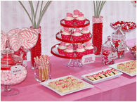 Kids Valentine's Day Party Table