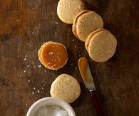Salted caramel ginger macaroons