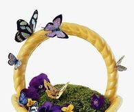 Paper butterfly basket