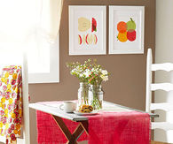 Burlap runner