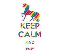 Keep calm and be unicorn
