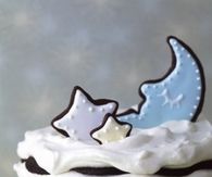 Stars and moon cake