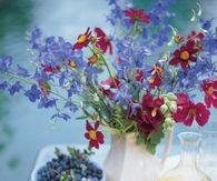 Pitcher bouquet centerpiece