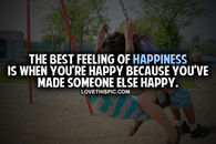 The Best Feeling Of Happiness