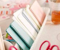 Valentines day crafts table organization