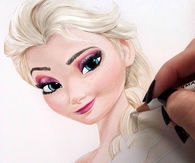 Frozen drawing