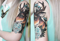 Deer tattoo