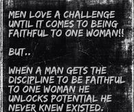 Men Love A Challenge