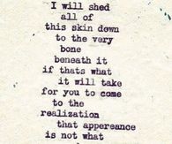 Appereance 