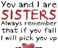 You and I are sisters