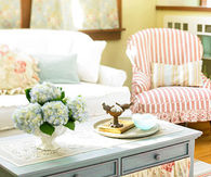 Country style coffee table
