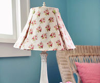 Restyled store bought lampshade