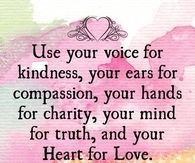 Use your heart for love