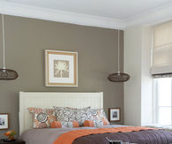 Accented bedroom decor