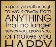 Respect yourself