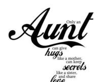 only an aunt