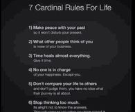 7 Rules For Life