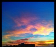 Colorful Sunset in Portugal